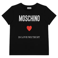 Load image into Gallery viewer, Black &#39;In Love We Trust&#39; T-Shirt