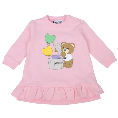 Pink Balloon Bear Frill Dress