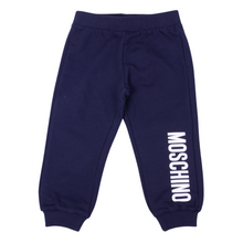 Load image into Gallery viewer, Navy Logo Sweat Bottoms