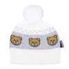 Ivory Baby Bear Pom Pom Hat