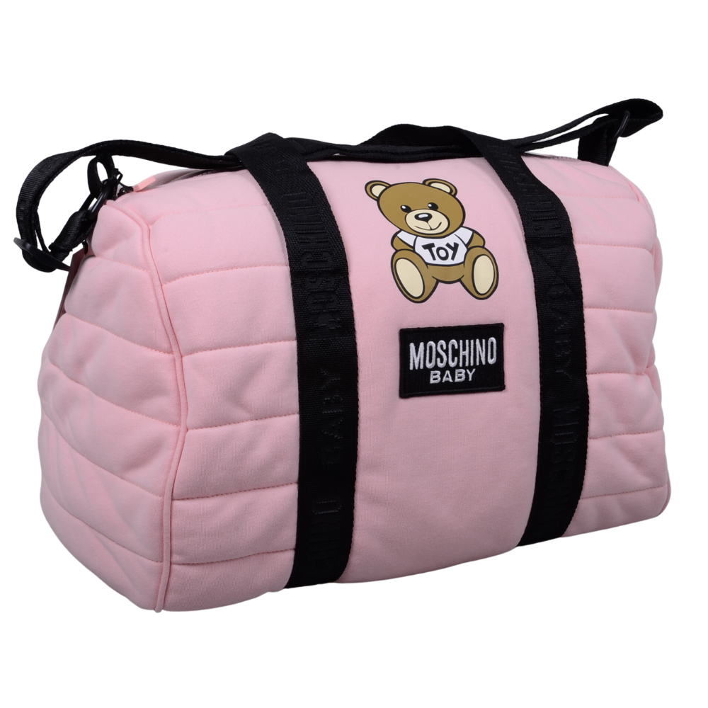 Moschino diaper bag pink hotsell