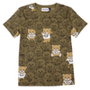 Olive Bear Print T-Shirt