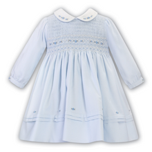 Load image into Gallery viewer, Blue &amp; White Polka Dot Dress