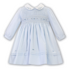 Blue & White Polka Dot Dress