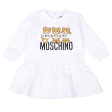 Load image into Gallery viewer, White Baby Bear Logo Dress