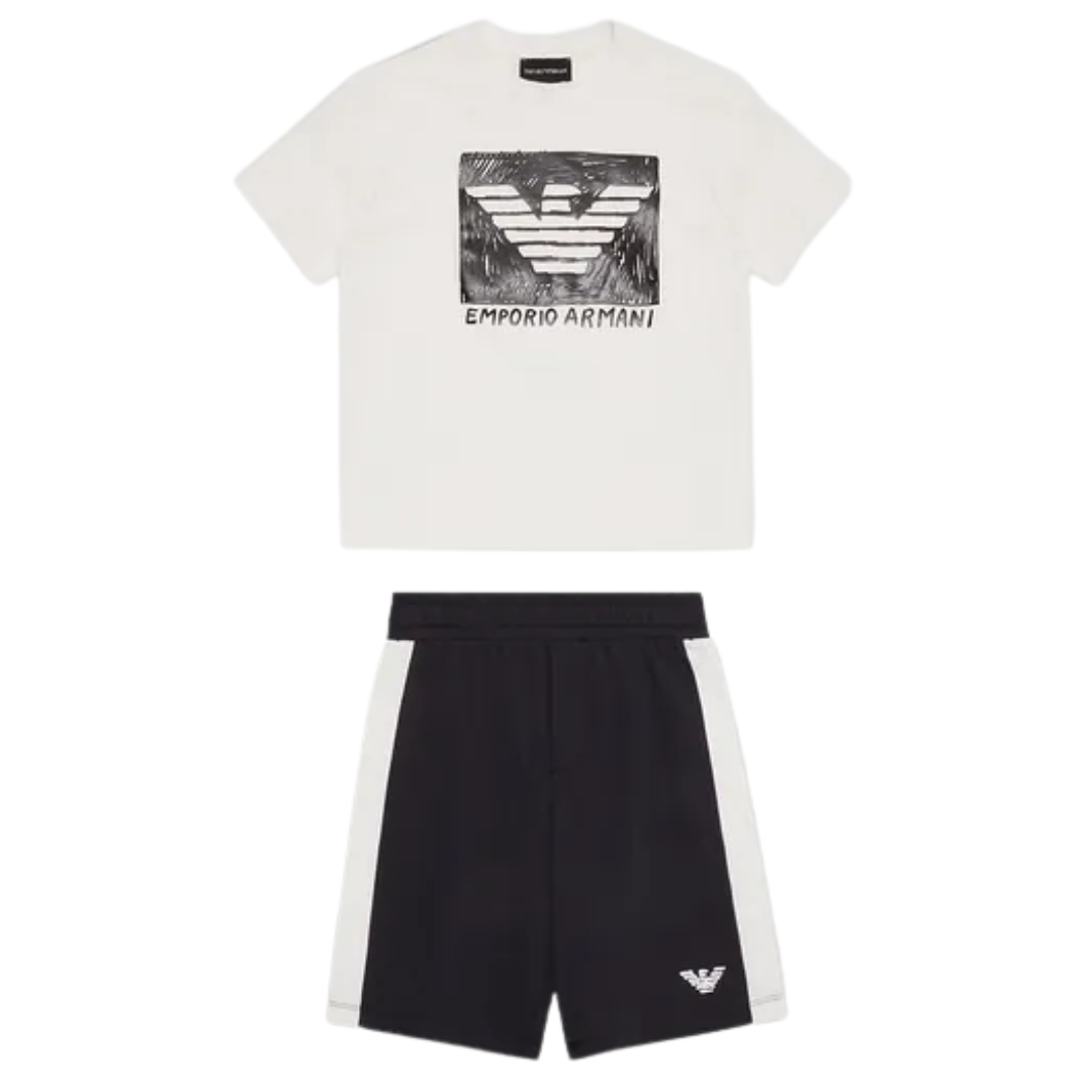Armani t online shirt and shorts