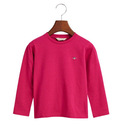 Fuchsia LS Logo T-Shirt