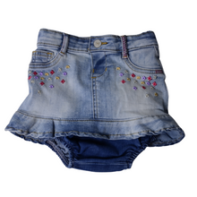 Load image into Gallery viewer, Babies Denim Skirt &amp; Knickers