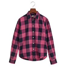Load image into Gallery viewer, Pink &amp; Navy Checked Shirt