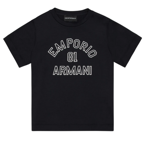 Navy Embroidery T-Shirt