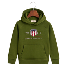 Load image into Gallery viewer, Green Shield Logo Hoodie