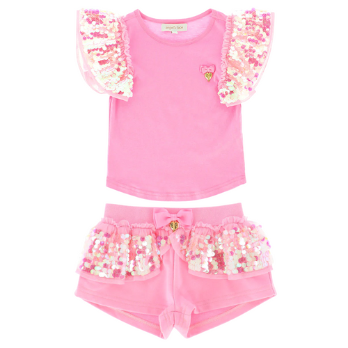 Pink 'Louise' & 'Lindsey' Sequin Set