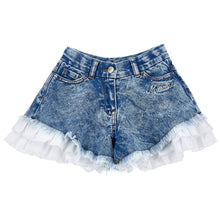 Load image into Gallery viewer, Denim Frill Shorts