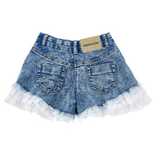 Load image into Gallery viewer, Denim Frill Shorts