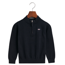 Load image into Gallery viewer, Navy Half Zip Sweater