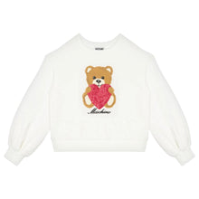 Load image into Gallery viewer, Ivory Heart &amp; Bear Sweatshirt