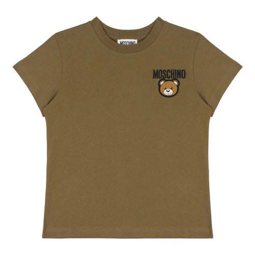 Khaki Teddy Patch T-Shirt