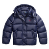 Navy Girls Puffer Jacket