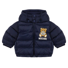 Load image into Gallery viewer, Navy Bear Padded Jacket
