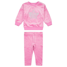 Load image into Gallery viewer, Pink Glitter Star Tracksuit