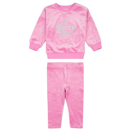 Pink Glitter Star Tracksuit