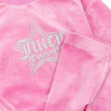 Load image into Gallery viewer, Pink Glitter Star Tracksuit
