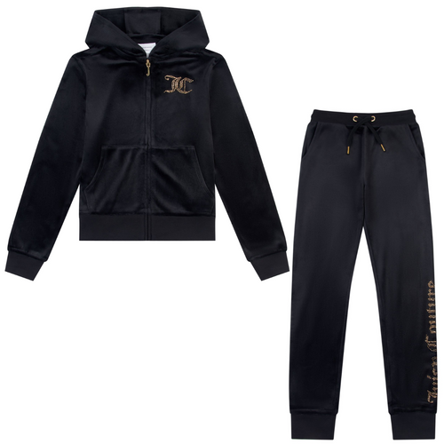Black Gold Diamante Tracksuit