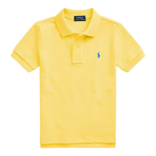 Yellow Logo Polo Top