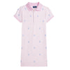 Pink & White Gingham Logo Dress
