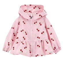 Load image into Gallery viewer, Pink Cherry &amp; Bow Jacket