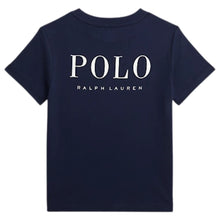Load image into Gallery viewer, Navy &amp; White Back Logo T-Shirt