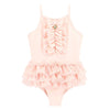 Pink 'Bali' Frill Swimsuit