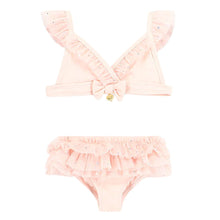 Load image into Gallery viewer, Pink Sparkle &#39;Algarve&#39; Frill Bikini