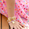 Sherbet 'Flower' Bracelet Stack