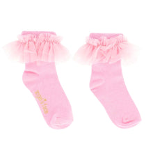 Load image into Gallery viewer, Pink &#39;Frilly&#39; Socks