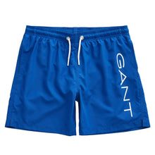 Load image into Gallery viewer, Blue Logo Swim Shorts