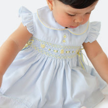 Load image into Gallery viewer, Blue Dress &amp; Bloomer With Headband