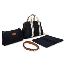 Load image into Gallery viewer, Navy Logo Changing Bag, Pouch &amp; Mat