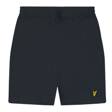 Load image into Gallery viewer, Navy Logo Swim Shorts