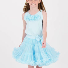 Load image into Gallery viewer, Aqua &#39;Pixie&#39; Tutu Skirt &amp; &#39;Ottilie&#39; Rose Top