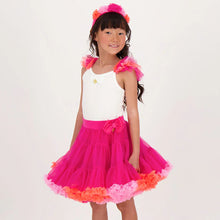 Load image into Gallery viewer, Pink Multi &#39;Pixie&#39; Tutu Skirt &amp; &#39;Flossy&#39; Top