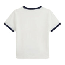 Load image into Gallery viewer, White Embroidered Logo T-Shirt