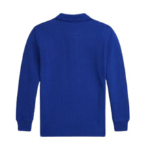 Load image into Gallery viewer, Blue Logo Polo Top