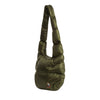 Khaki Padded Crossbody Bag