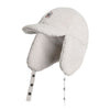 Cream Fleece Aviator Hat