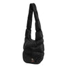 Black Padded Crossbody Bag