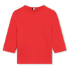 Red LS Vertical Logo T-Shirt