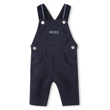 Load image into Gallery viewer, Navy Babys Dungarees
