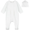 White Embroidered Babygrow & Hat