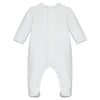 White & Pink Babygrow & Cardigan Set